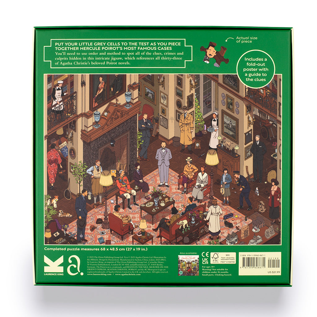 The World of Hercule Poirot – 1000-piece Jigsaw Puzzle