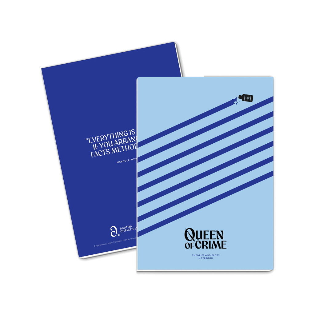 Plot Note Pad Agatha Christie 'Theories and Plots' A5 Notepad – Hercule Poirot Editi ...