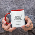 Agatha Christie 'Morning Tea' Mug - Ceramic (Danger Red)