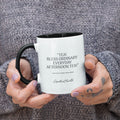 Agatha Christie 'Bless Ordinary Afternoon Tea' Mug - Ceramic (Black & White)