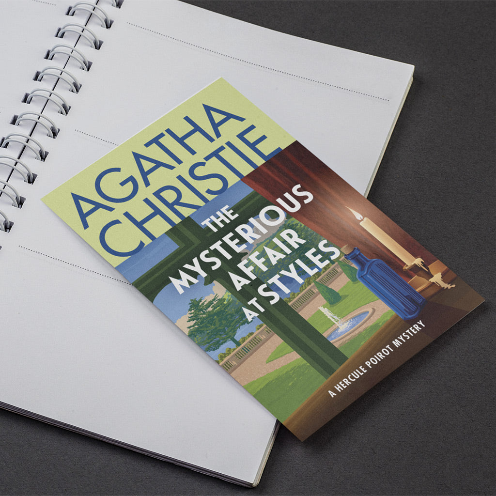 Agatha Christie Postcard Pack of 10 Covers - Art by Stephen Millership
