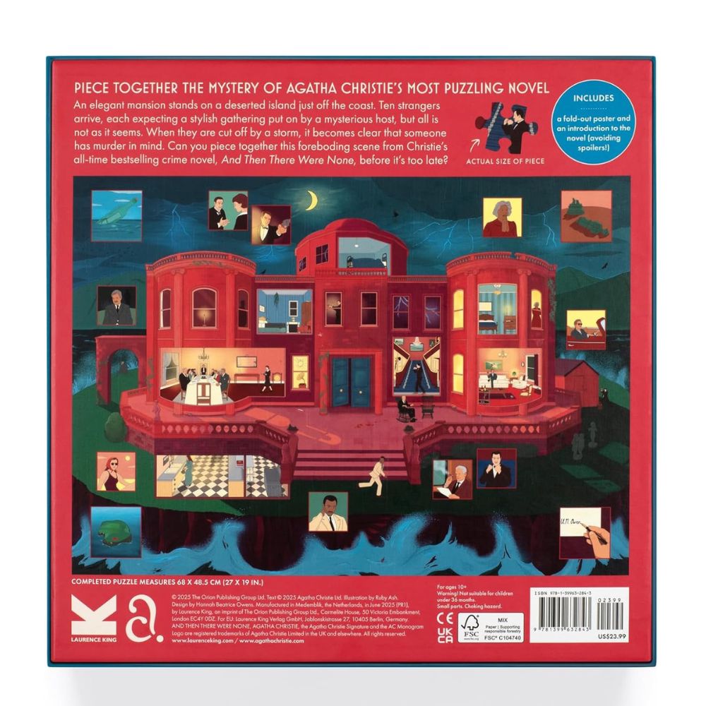 The World of Agatha Christie: And Then There Were None 1000-piece Jigsaw Puzzle
