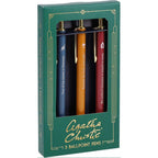 Chronicle Books Agatha Christie Pen Set – 3 Ballpoint Pens
