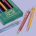 Chronicle Books Agatha Christie Pen Set – 3 Ballpoint Pens