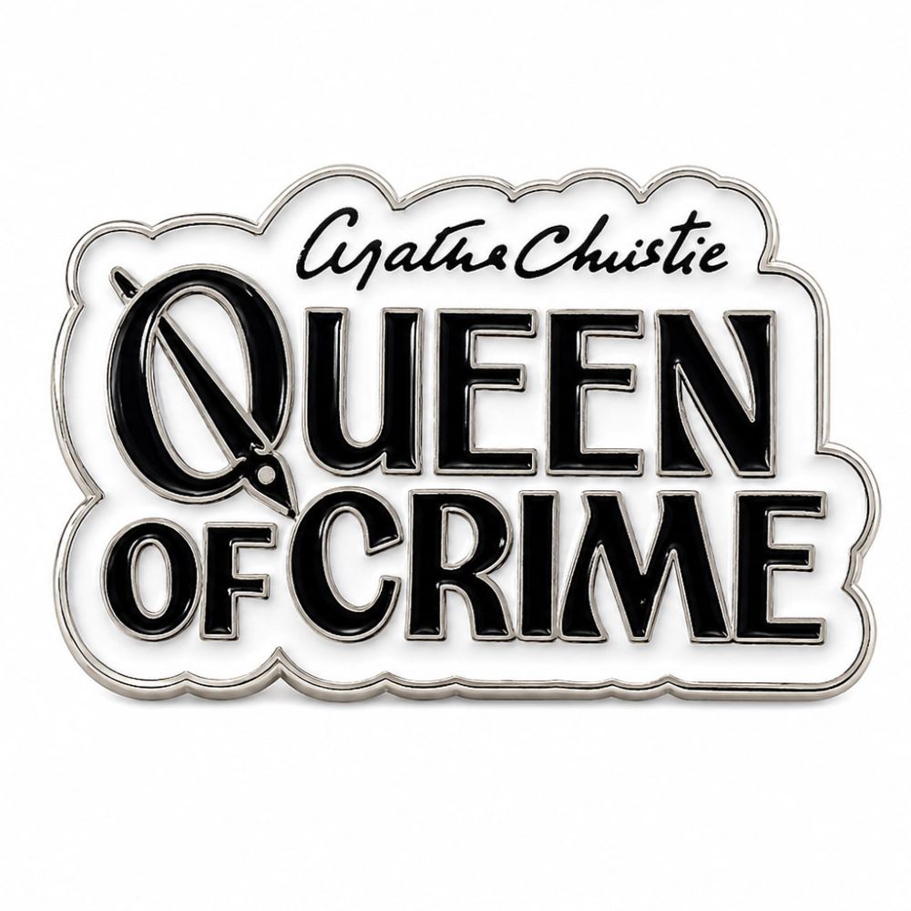 Agatha Christie 'Queen of Crime' Enamel Pin